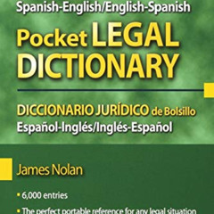 GET EBOOK 📦 Spanish-English/English-Spanish Pocket Legal Dictionary/Diccionario Juri