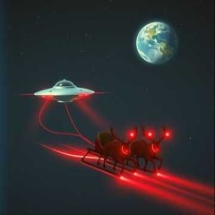 SANTA RACES A U.F.O. (1)