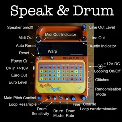 SPEAK & DRUM French Circuit Bent Speak and Spell