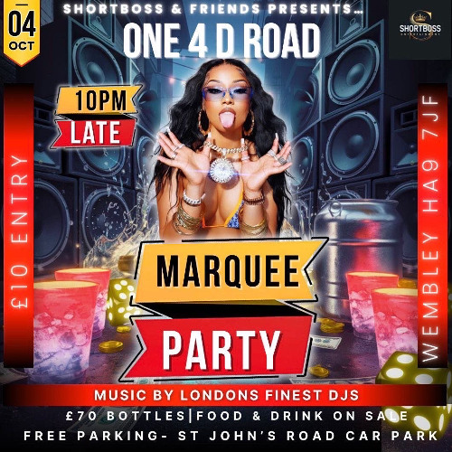 DJLOWKEYUK LIVE @ "ONE 4 D ROAD MARQUEE PARTY FT ONEBIGGZ 04/10/25