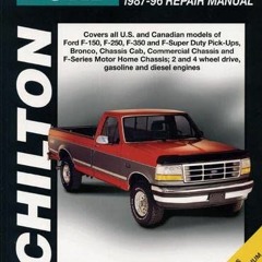 [Download] EPUB 🧡 Chilton's Ford Pick-Ups and Bronco 1987-96 Repair Manual (Chilton'