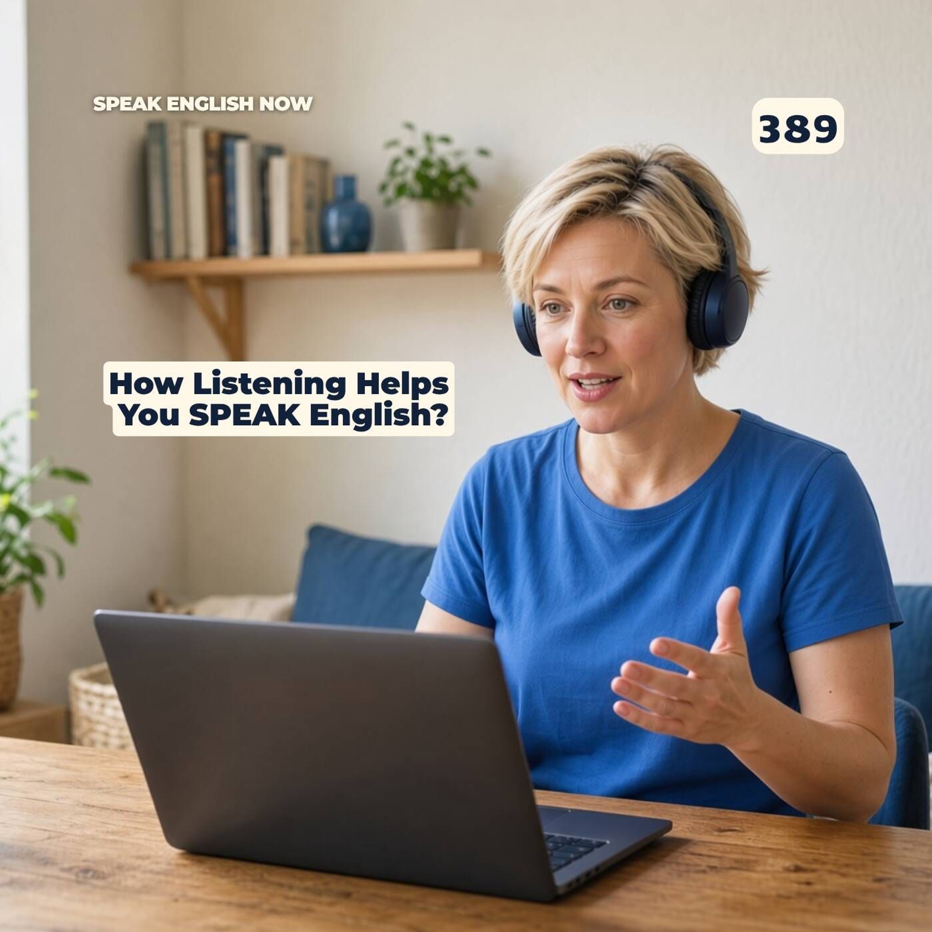 389 How Listening Helps you Speak English episode artwork