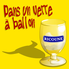 Dans un verre à ballon