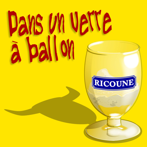 Dans un verre à ballon