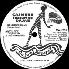 Cajmere - Brighter Days (feat. Dajae) [Mojo Amapiano Remix]