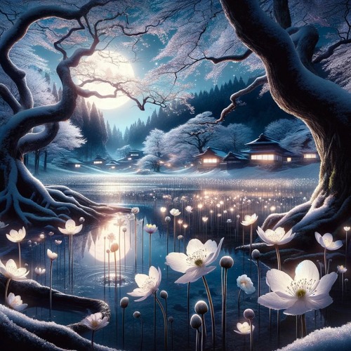 雪明りの夜に舞う花(insturumental)