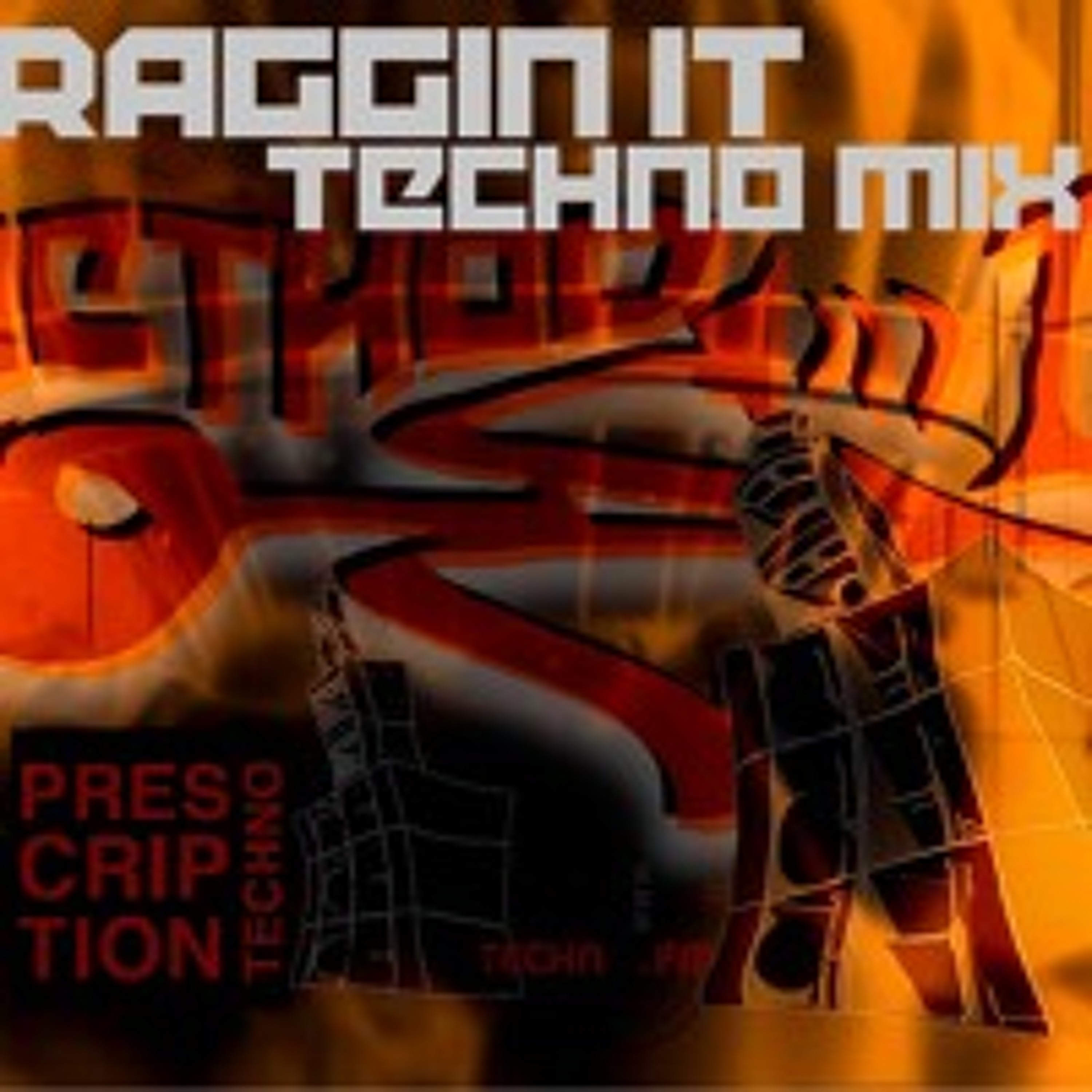 Raggin it techno mix episode artwork