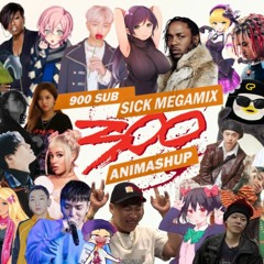 아퍼 MEGAMIX - BTS GIRIBOY Doja 펭수 Elliott Kendrick 우원재 ANIME Etc ANIMASHUP 300 [900 SUBS 구독자 SPECIAL]