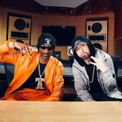 Dr.dre snoop eminem アメコミ風　ラップT 黒 パーカー XL Snoop Dogg, Eminem, Dr. Dre - Up The Smoke ft. 50 Cent