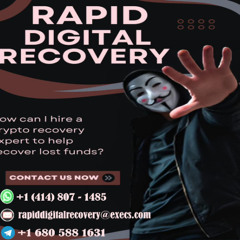 HIRE THE BEST CRYPTO EXPERT" TO REVIEW YOUR LOSS CRYPTO: CONSULT RAPID DIGITAL RECOVERY EXPERTISE