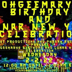 oohgeemary's birthday and Lunar new year celebration! live on twitch 2/2/22