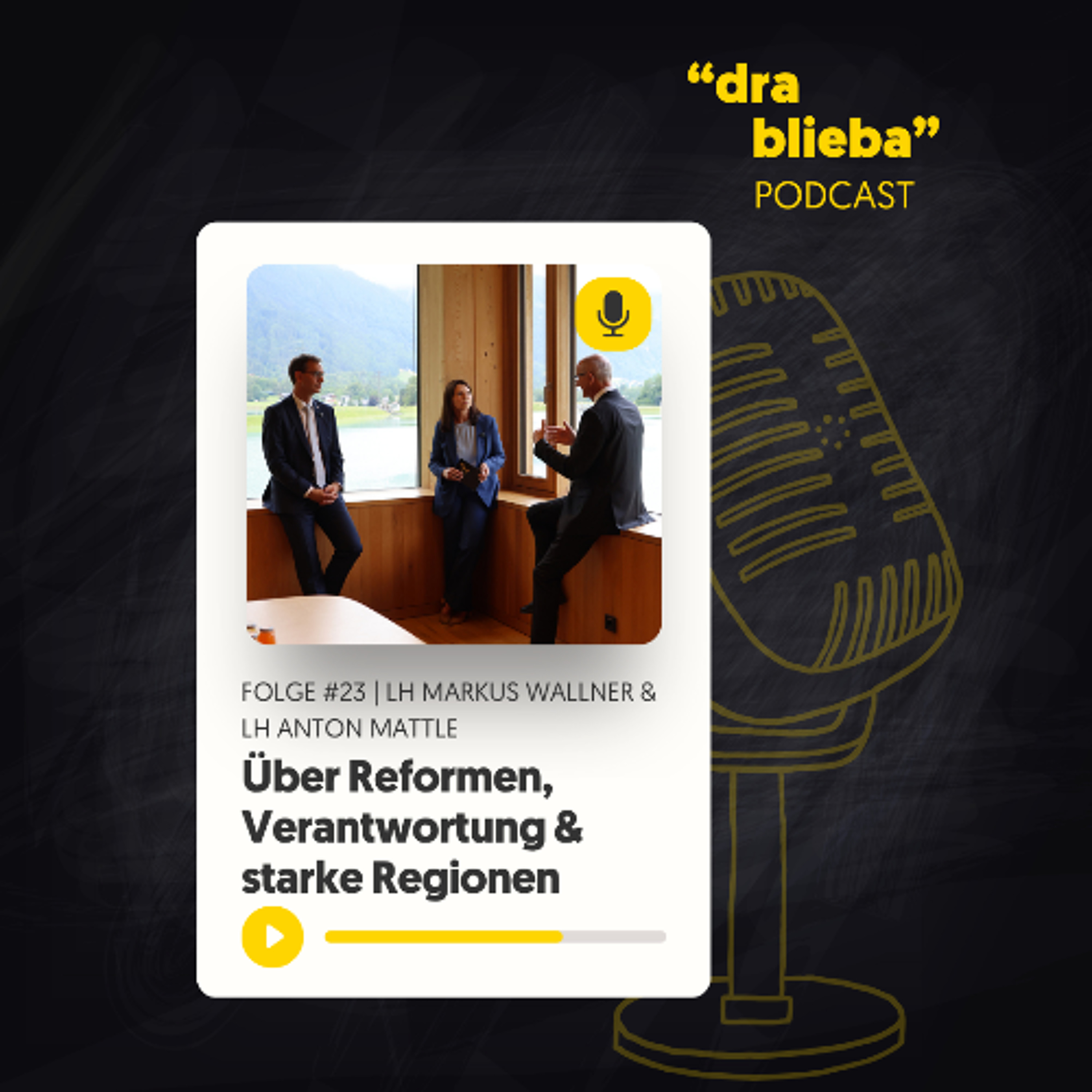 „dra blieba“ – LH Markus Wallner und LH Anton Mattle über Reformen, Verantwortung und starke Regionen episode artwork