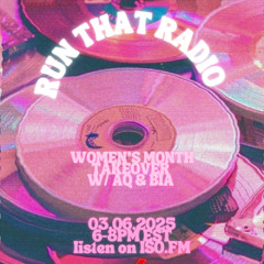 RunThat w/ AQ & Bia on ISO Radio