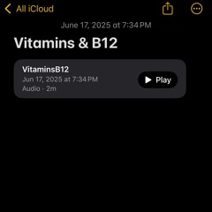 Vitamins & B12