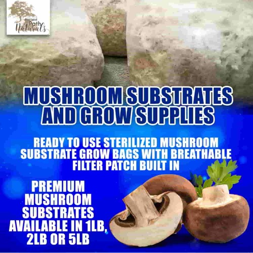 Mushroom substrates and growing supplies