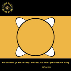 RUDIMENTAL (ft. ELLA EYRE) - WAITING ALL NIGHT (PETER MUSIK EDIT)