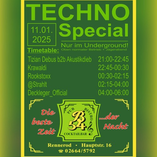 TECHNO Special B54 Live Set
