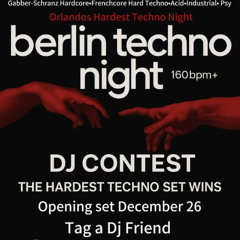 BERLIN TECHNO NIGHT DJ CONTEST MAVRA