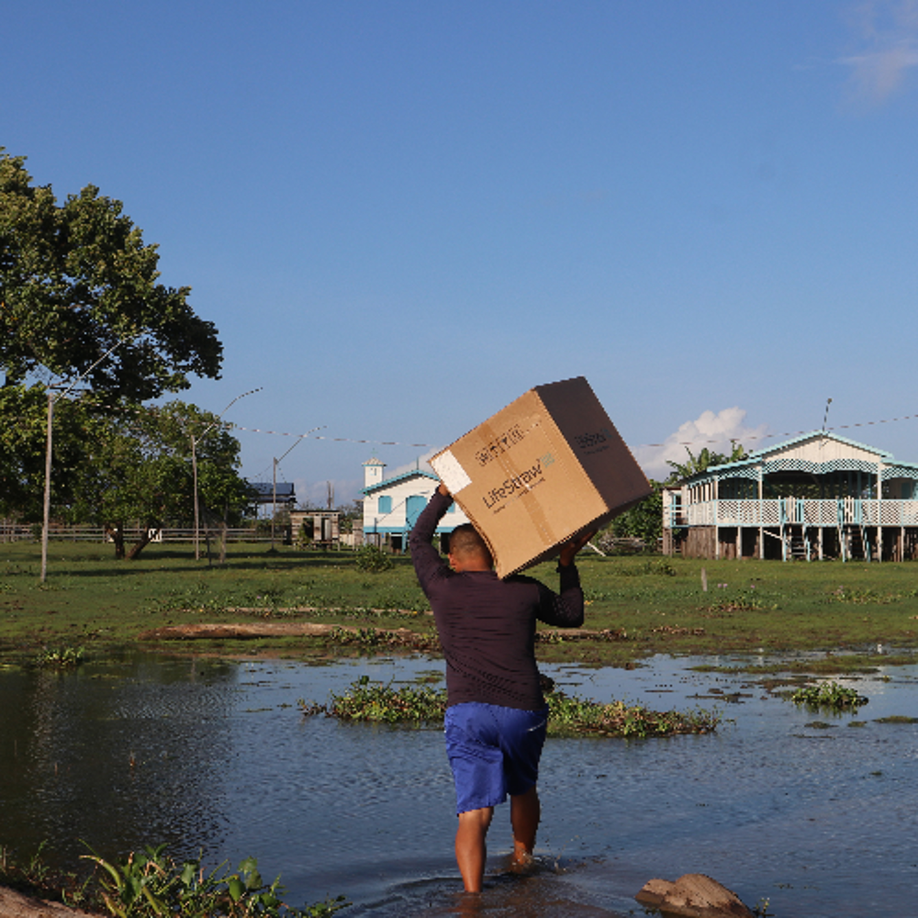 Projeto Saúde e Alegria conclui entrega de filtros coletivos para acesso à água potável em comunidades de Óbidos, no PA
