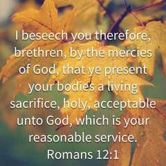 I Beg You, Live for God!
