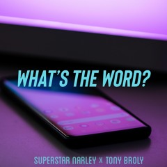 What's The Word (Ft. Tony Broly)[Prod. Mall Didit]