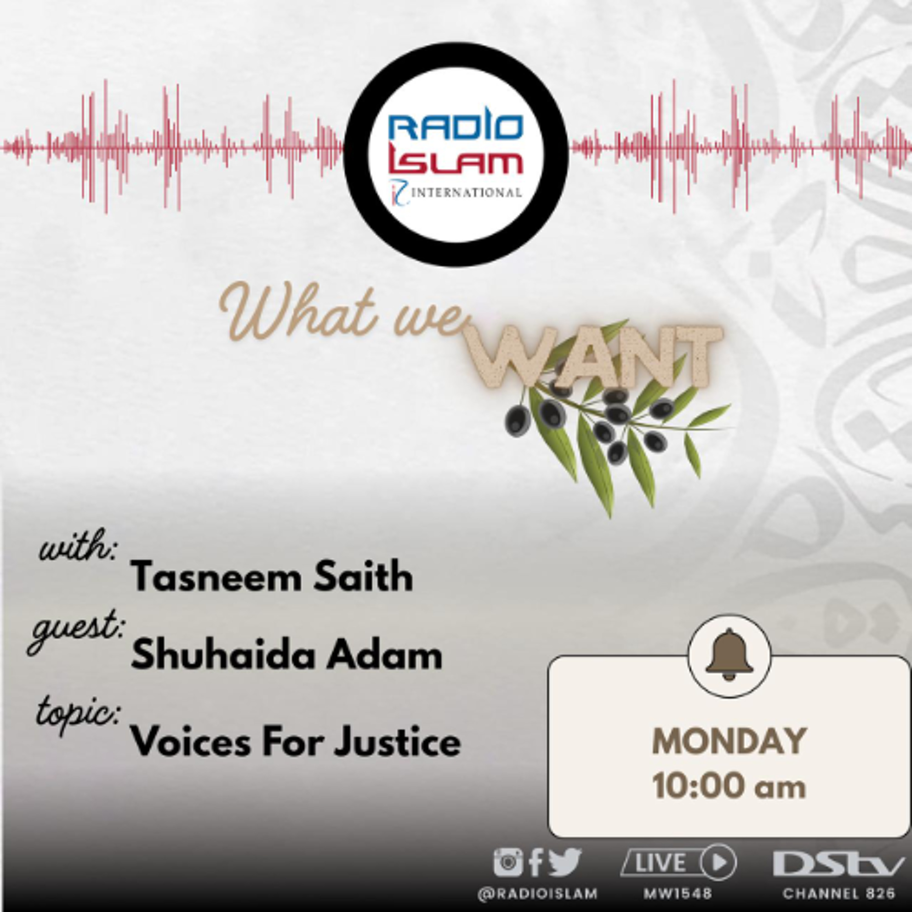 What we Want: Voices For Justice