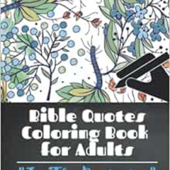 [FREE] EPUB 📍 Bible Quotes Coloring Book for Adults: In The Beginning by Danielle Gl