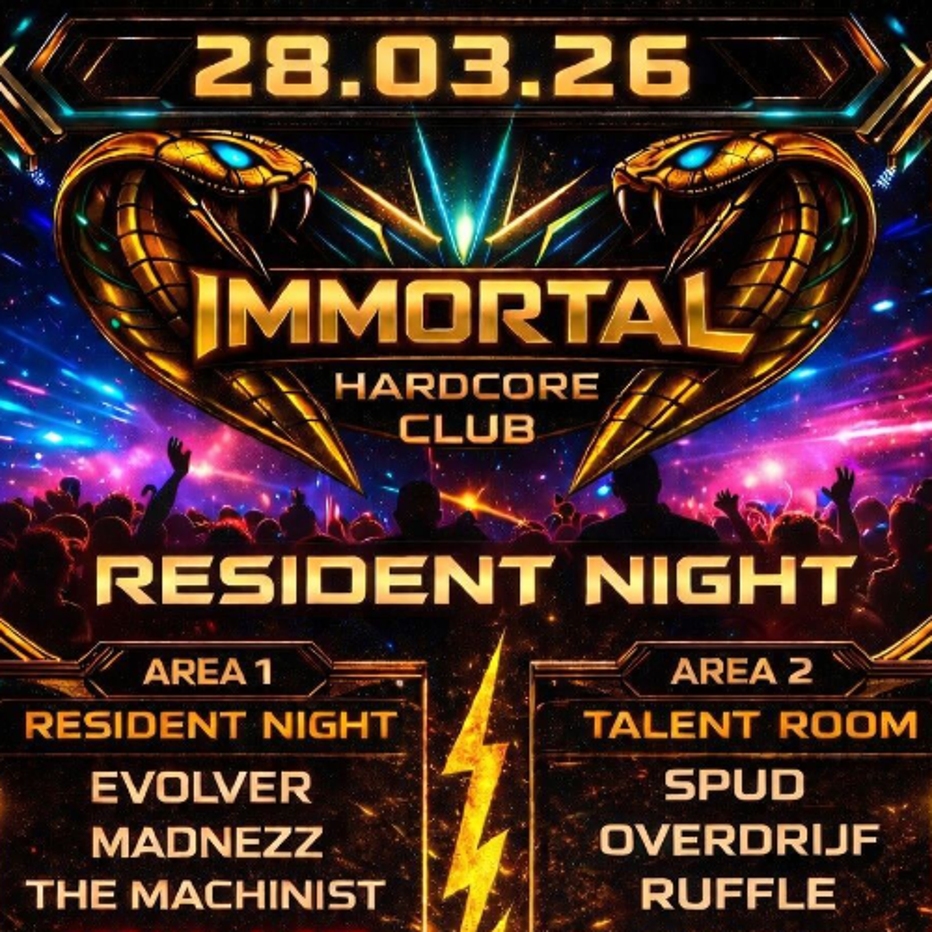 2026-03-28 Evolver vs Madnezz at Immortal Hardcore Club [millennium hardcore] episode artwork