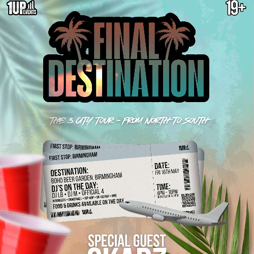 OFFICIAL FOUR PRESENTS || 1UP - "FINAL DESTINATION" WARMUP AND DANCEHALL|| HOSTED BY DJ M & DJ LB