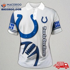 Indianapolis Colts Zigzag Casual Polo Shirt Gifts For Fans