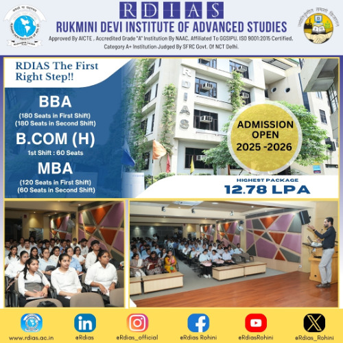 Why is RDIAS one of The Top MBA Colleges in Delhi for Career-Motivated Students?