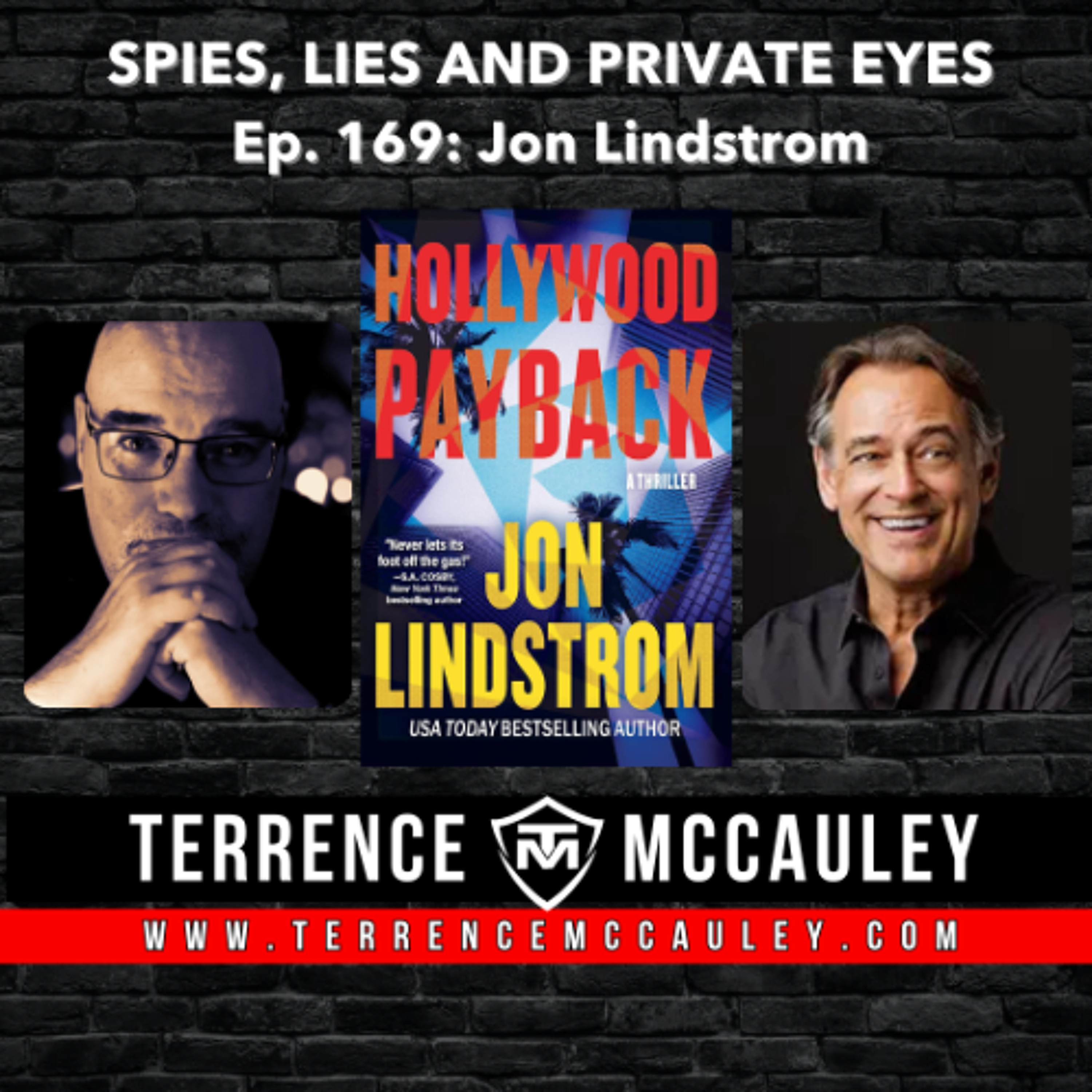 Author and Actor Jon Lindstrom on his new thriller, HOLLYWOOD PAYBACK episode artwork