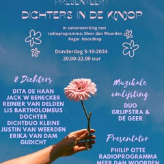 13 oktober 2024. Dichters in de knop deel 2