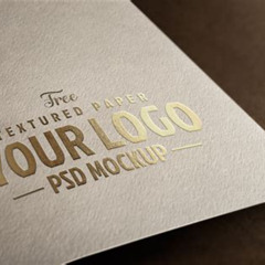Paper Logo Mockup Free Download Kostenlos Downloaden