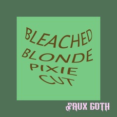 Bleached Blonde Pixie Cut
