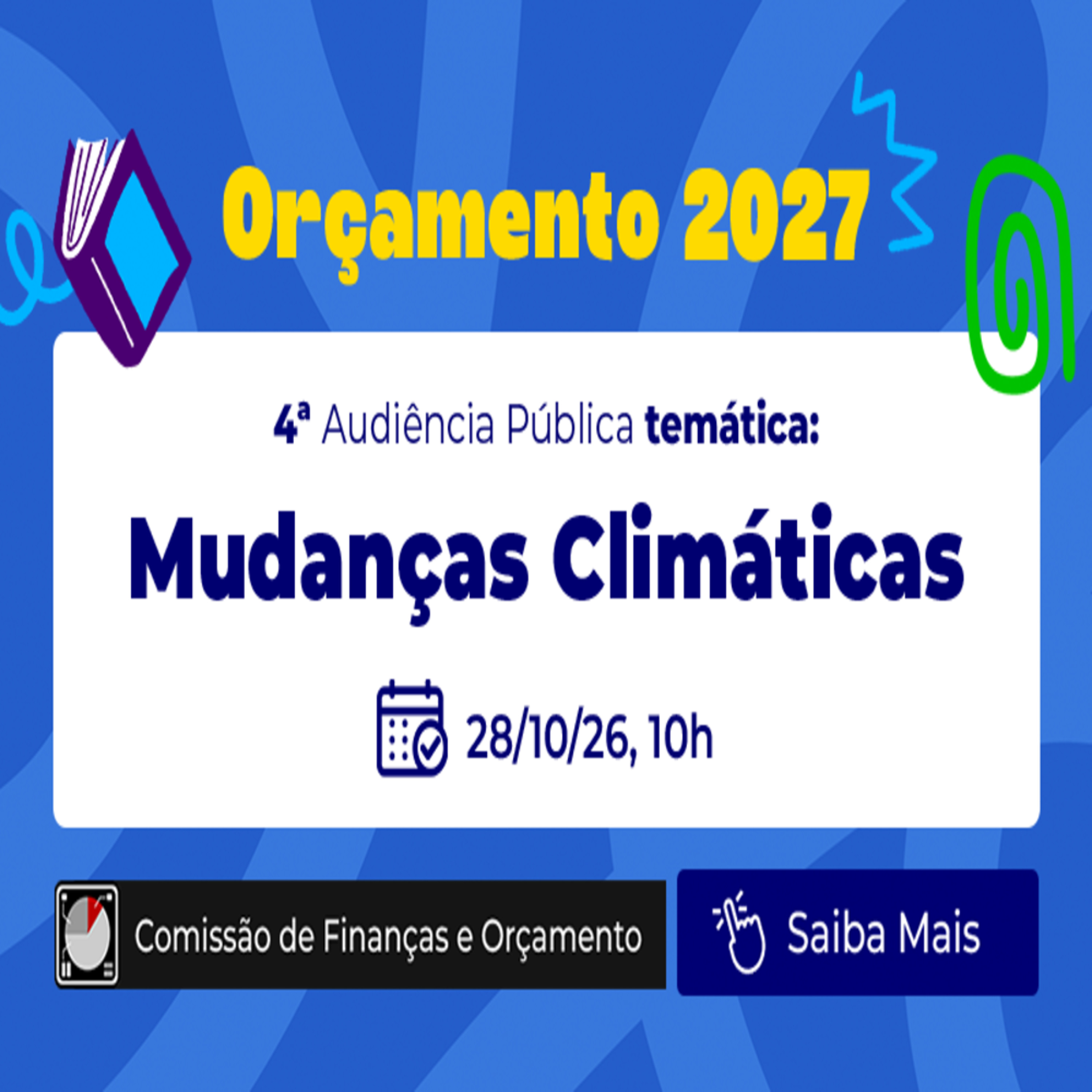 13.10.2026 = CONFIRA MAIS UMA AUDIÊNCIA PÚBLICA DO ORÇAMENTO 2027