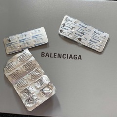 Purple auf balenciaga