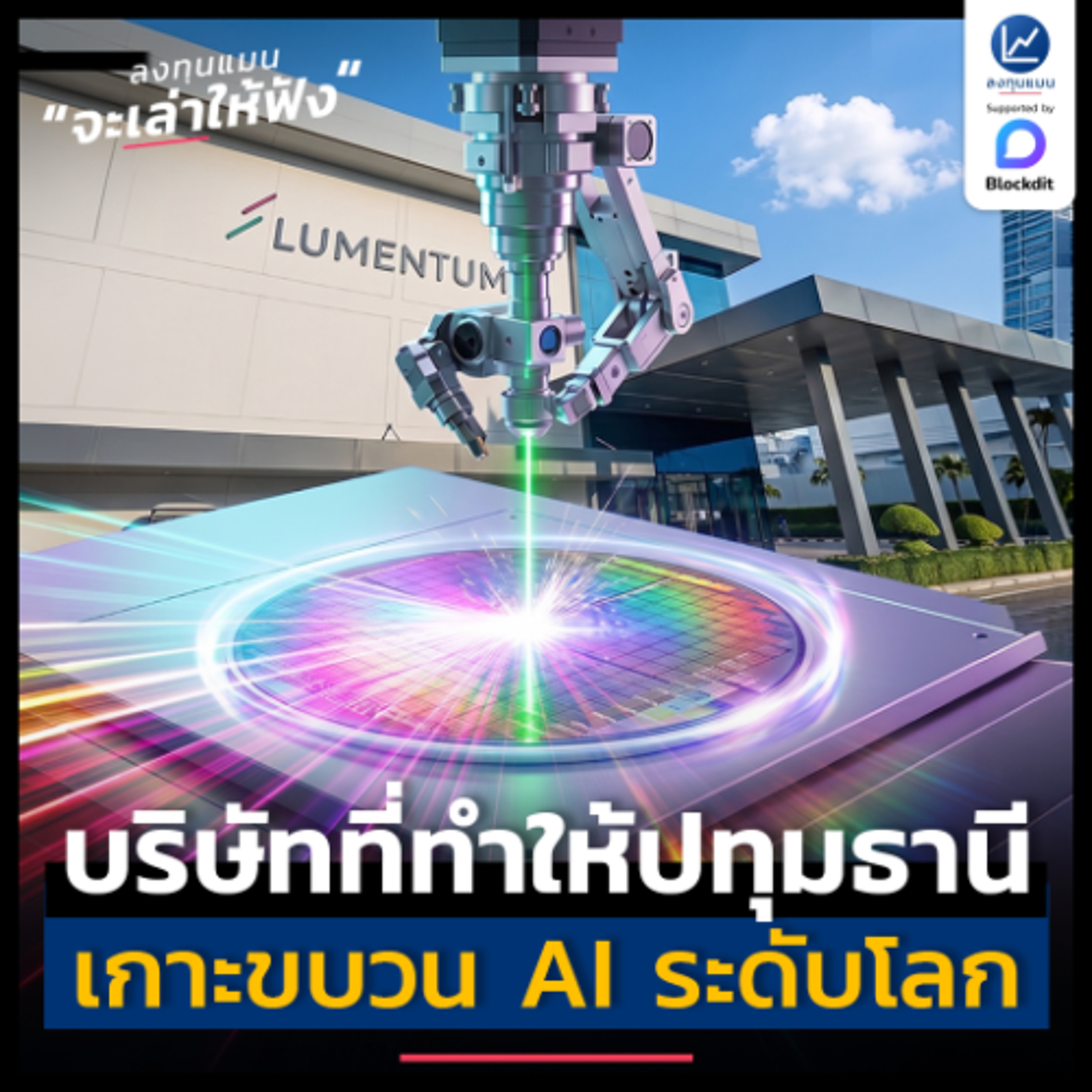 Lumentum บริษัทที่ทำให้ปทุมธานี เกาะขบวน AI ระดับโลก | ลงทุนแมนจะเล่าให้ฟัง