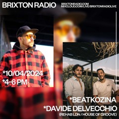 Beatkozina invites Davide Delvecchio @brixtonradio Vinyl Set 10/04/24