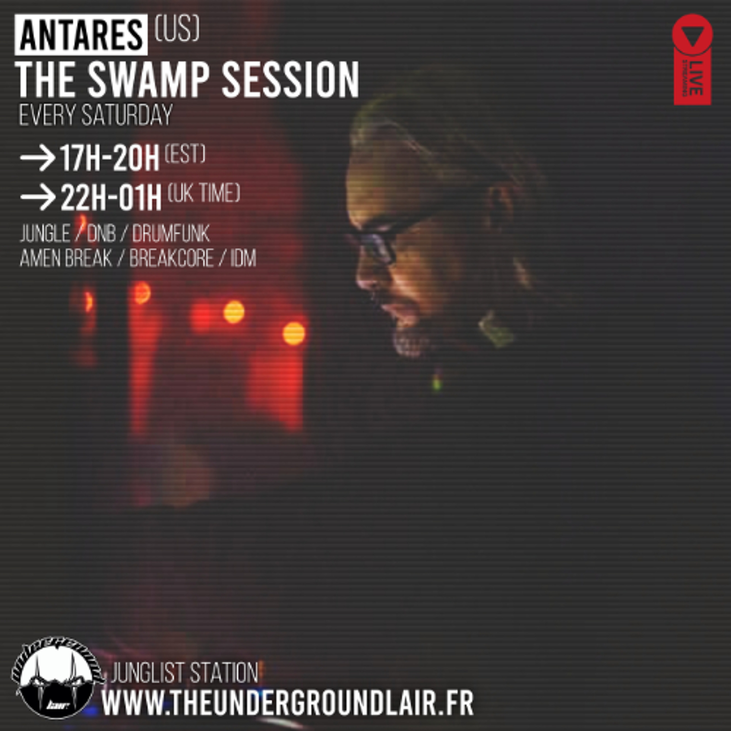 Antares LIVE on The Underground Lair - The Swamp Session - 15.11.25 episode artwork