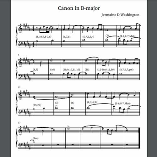 Canon In B - Major