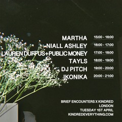 SOLTURA + PUBLIC MONEY 1.4.25 (KINDRED X BRIEF ENCOUNTERS)
