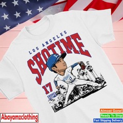 Los Angeles Dodgers Shohei Ohtani Shotime cartoon city shirt