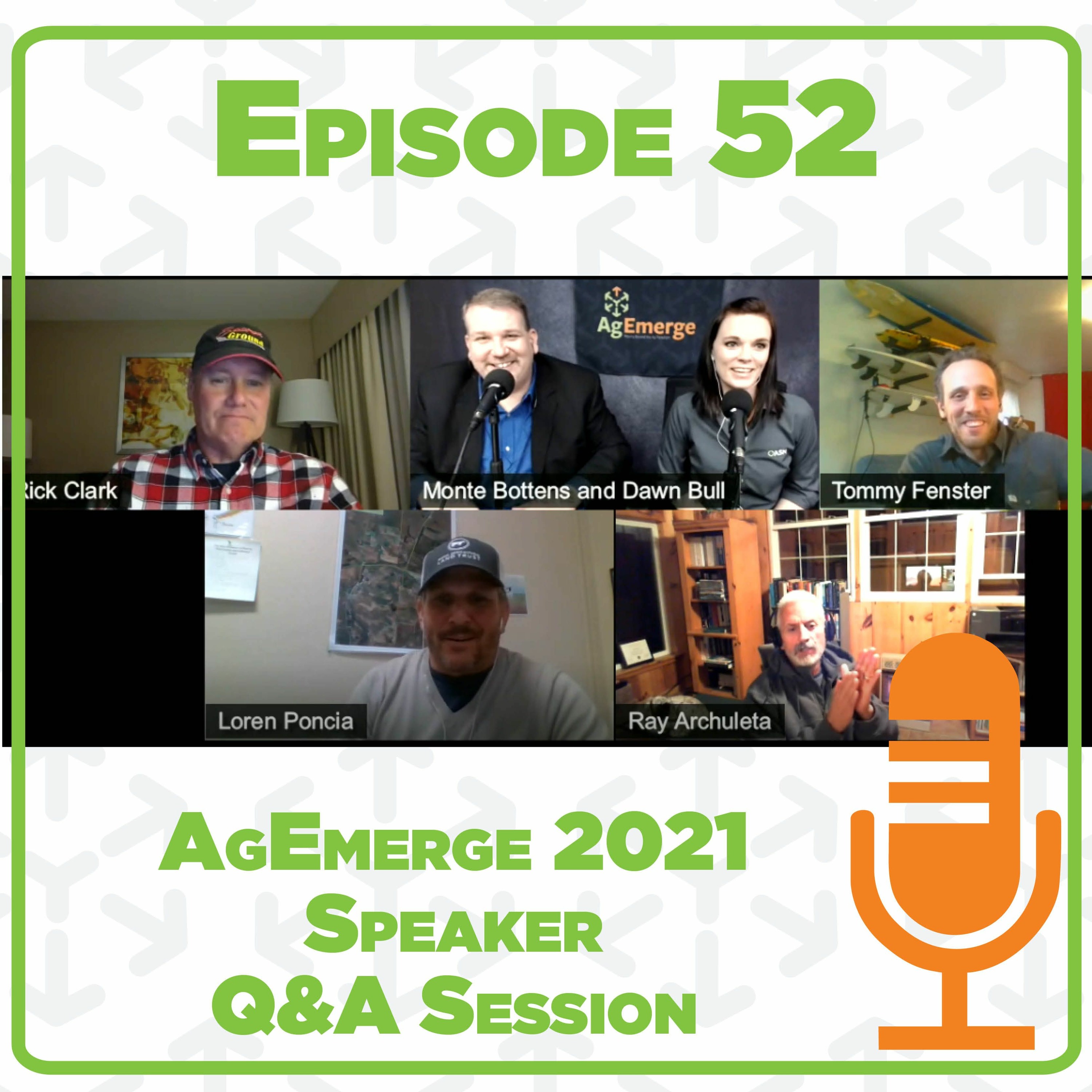 052 AgEmerge Podcast 2021 Live Q&A Session cover art