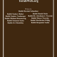 [Access] [EPUB KINDLE PDF EBOOK] Pesach: TorahWeb.org by  Rav Hershel Schachter,Rav Y