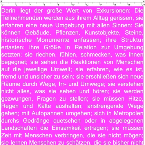 Erste Exkursion