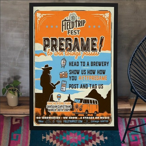Stream Field Trip Fest San Juan Capistrano CA March 30 2024 Poster by