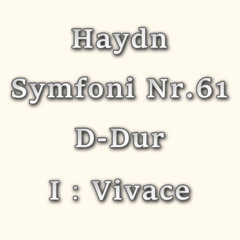 【Haydn】Sinfonie Nr. 61  D-Dur, I. Vivace【Ver.1.0】