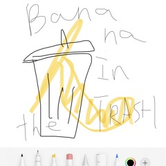 Banana in the trash