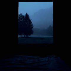 through a open window